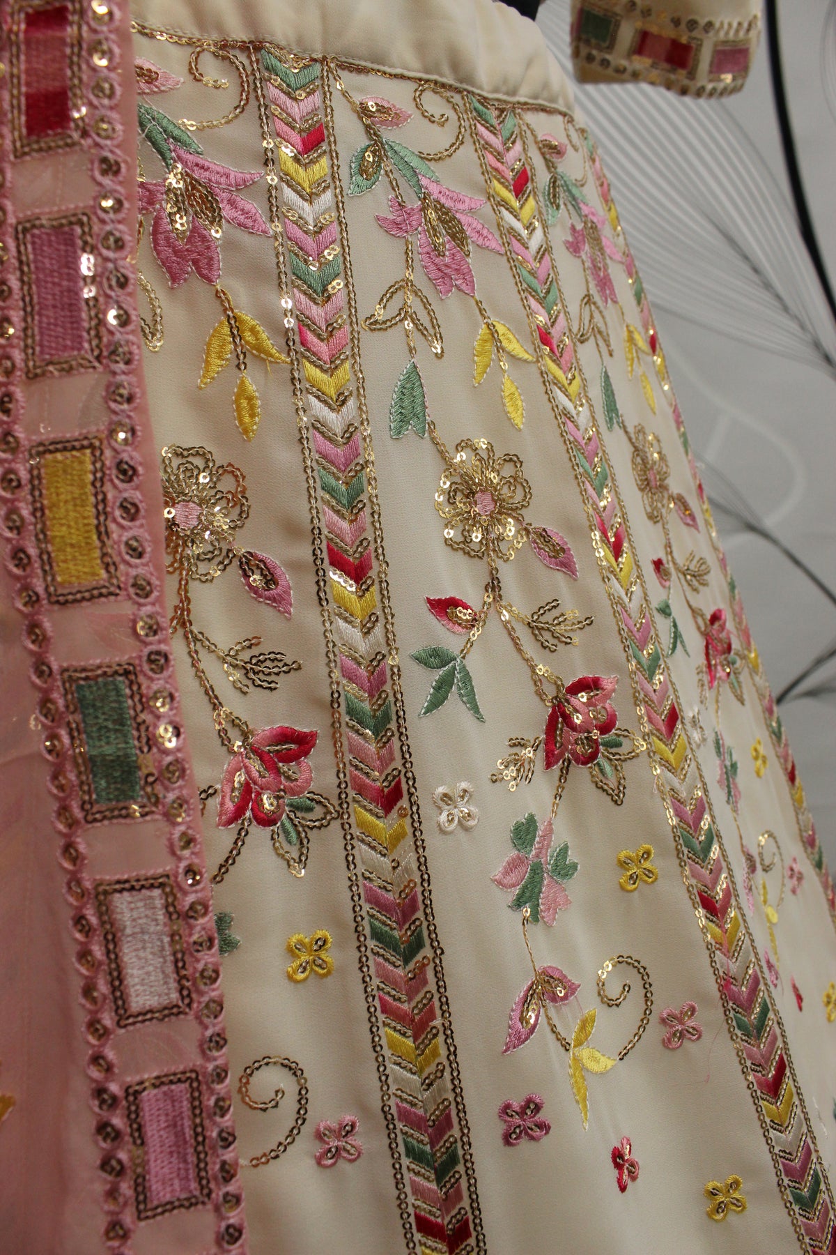 Attractive Beige Color Designer Lehenga Choli Buy Now - Joshindia