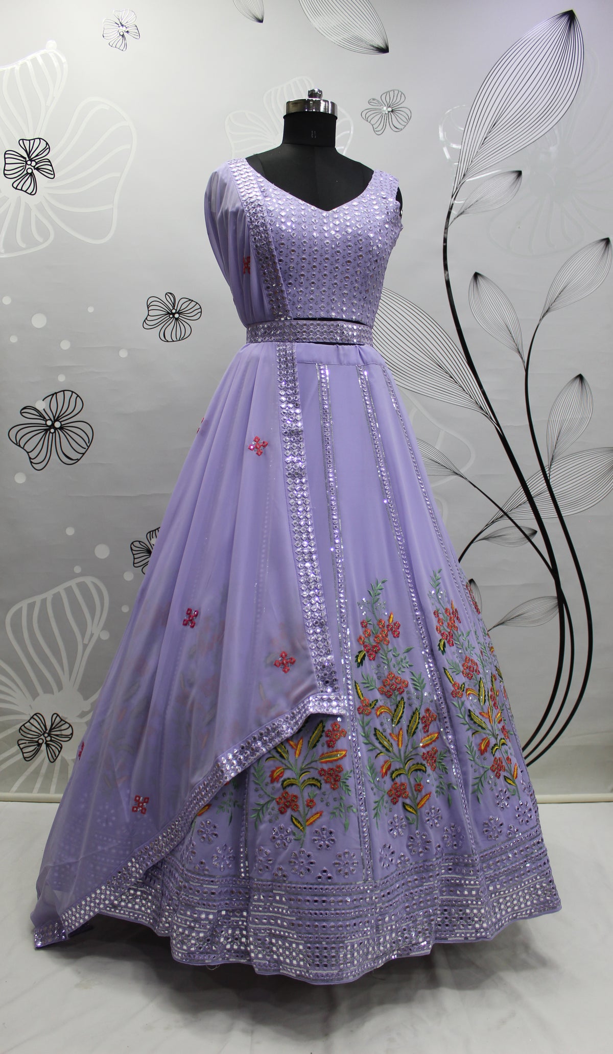 Pretty Lovender Color Designer Lehenga Choli Buy Now - Joshindia