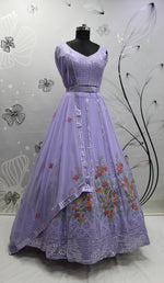 Pretty Lovender Color Designer Lehenga Choli Buy Now - Joshindia