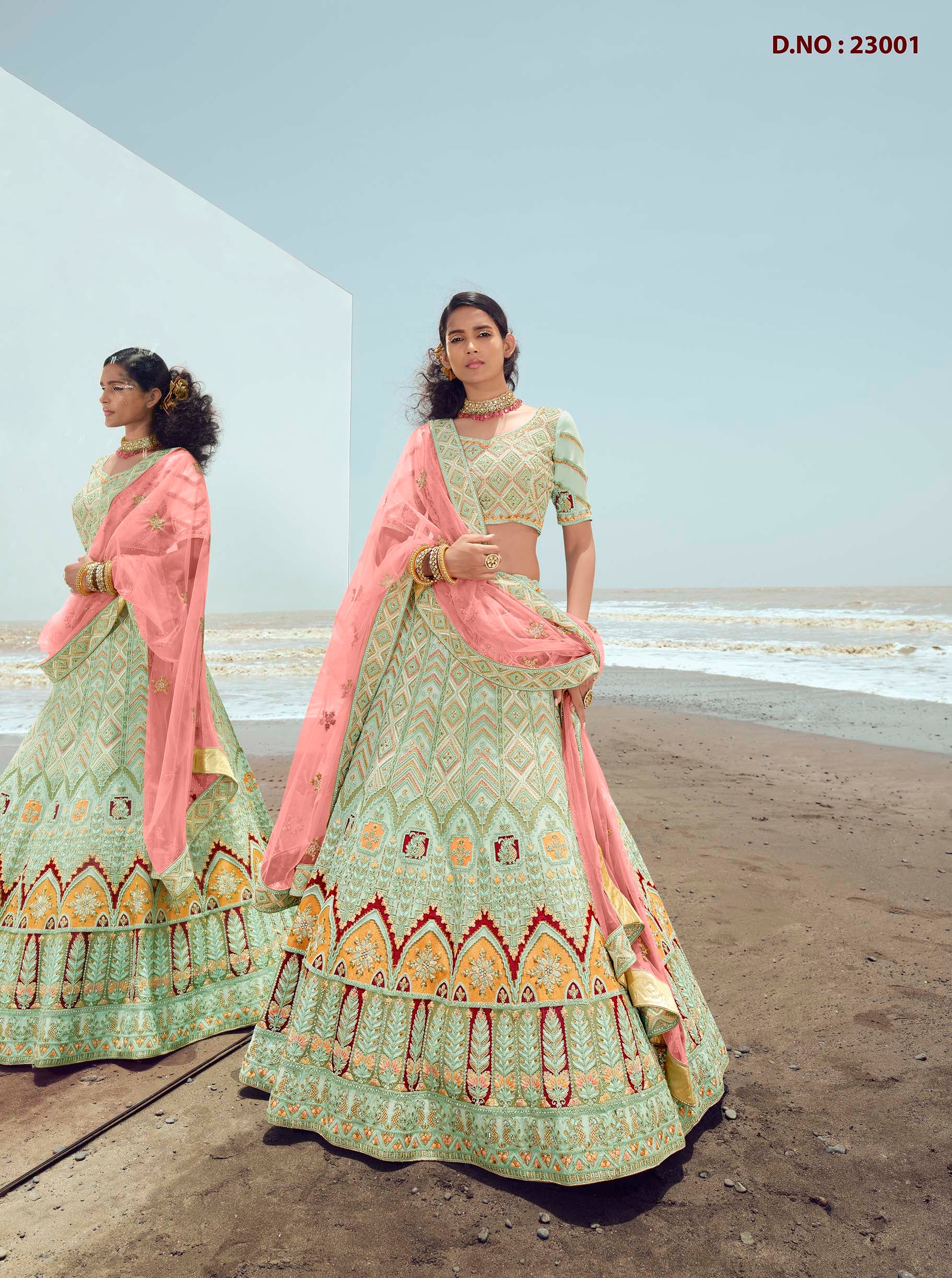 New Designer Pista Green Color Lehenga Choli For Woman Joshindia New Designer Pista Green Color Lehenga Choli For Woman Joshindia