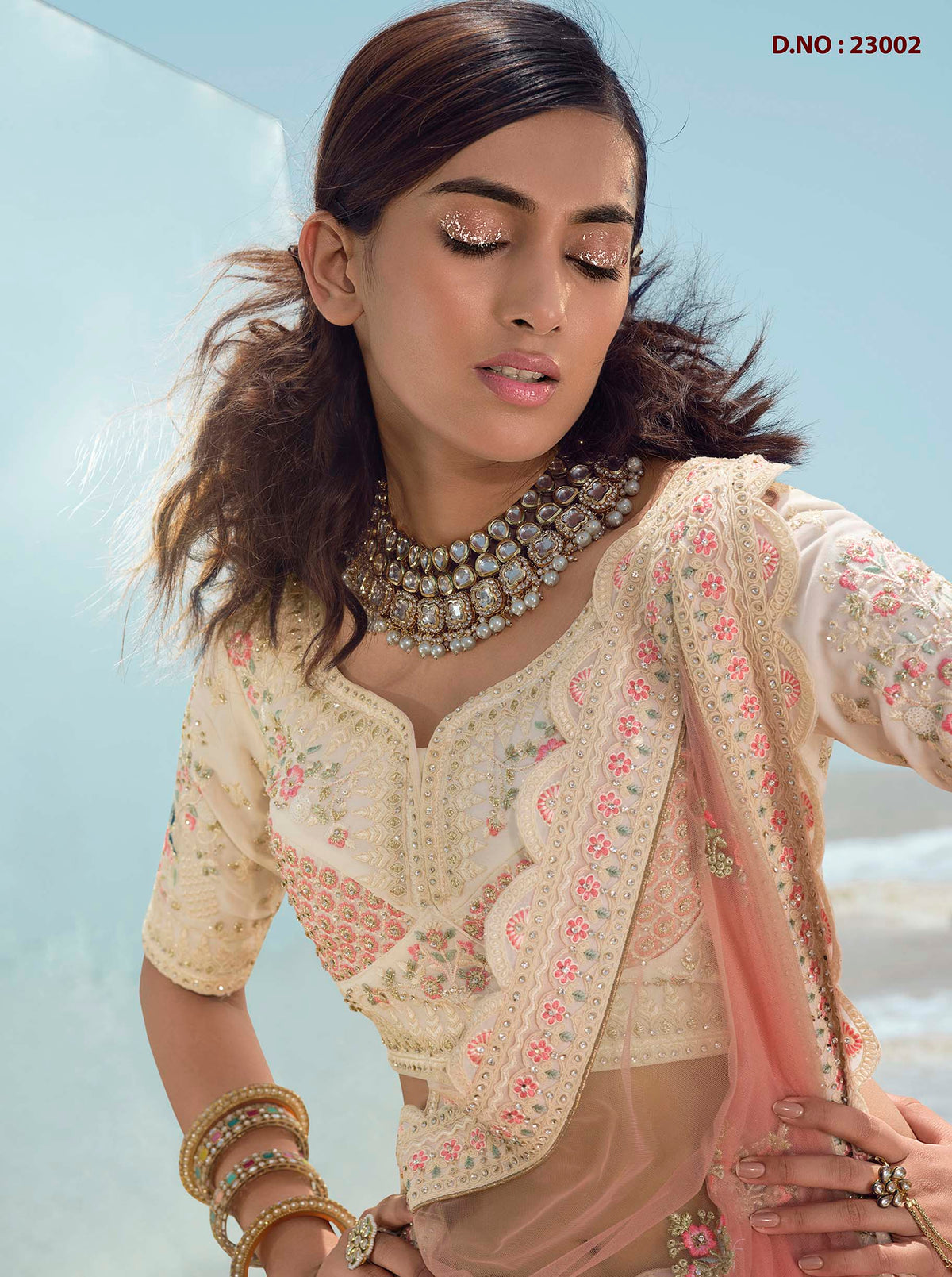 New Designer White Color Lehenga Choli For Woman - Joshindia