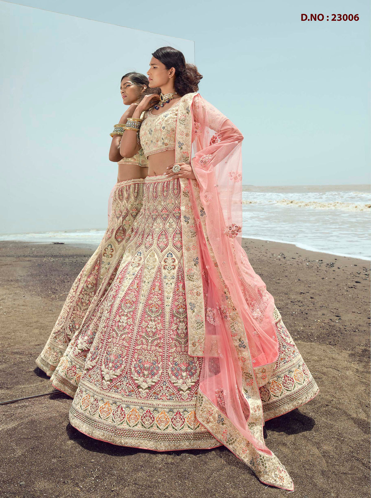 Designer White Color Lehenga Choli For Woman - Joshindia