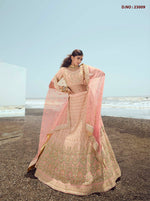 Latest Designer Peach Color Lehenga Choli For Woman - Joshindia