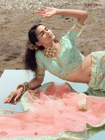 Latest Designer Turquoise Color Lehenga Choli For Woman - Joshindia