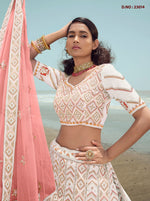 Amazing White Color Lehenga Choli For Woman - Joshindia