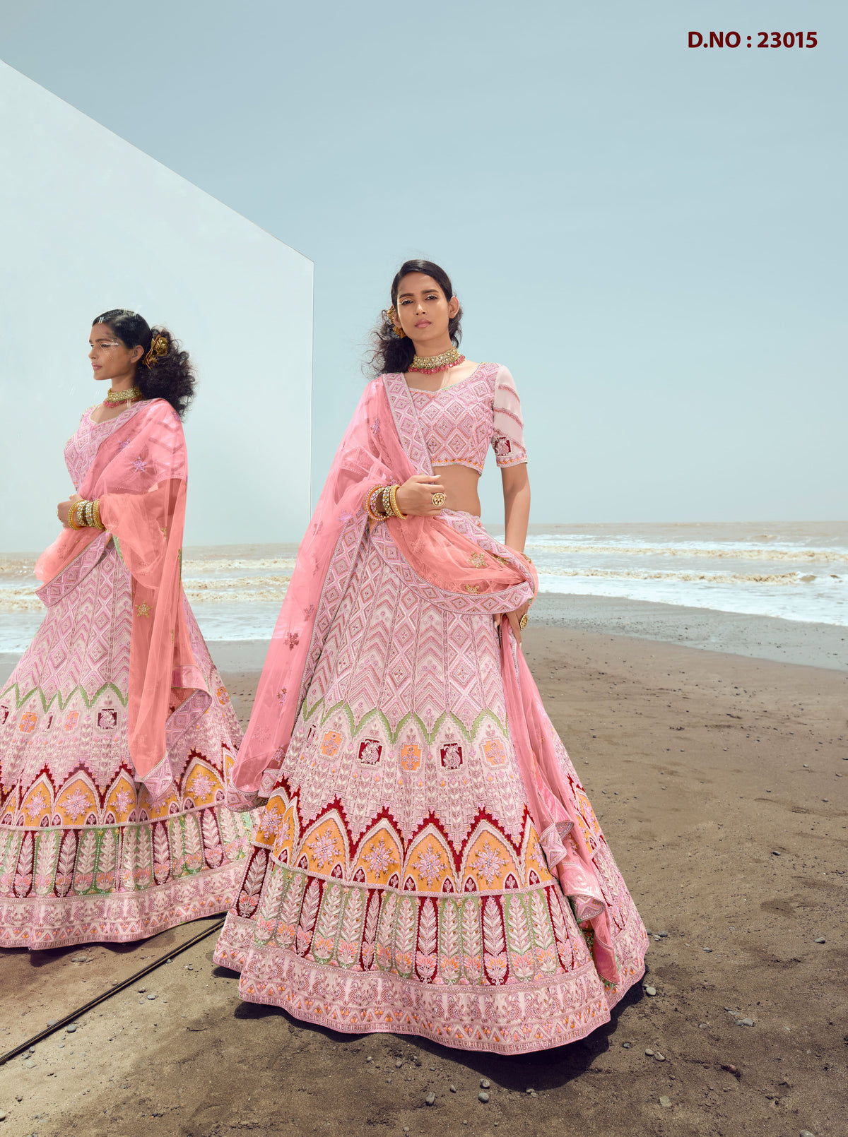 Latest Designer Pink Color Lehenga Choli For Woman - Joshindia