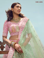 New Designer Pink Color Lehenga Choli For Woman - Joshindia