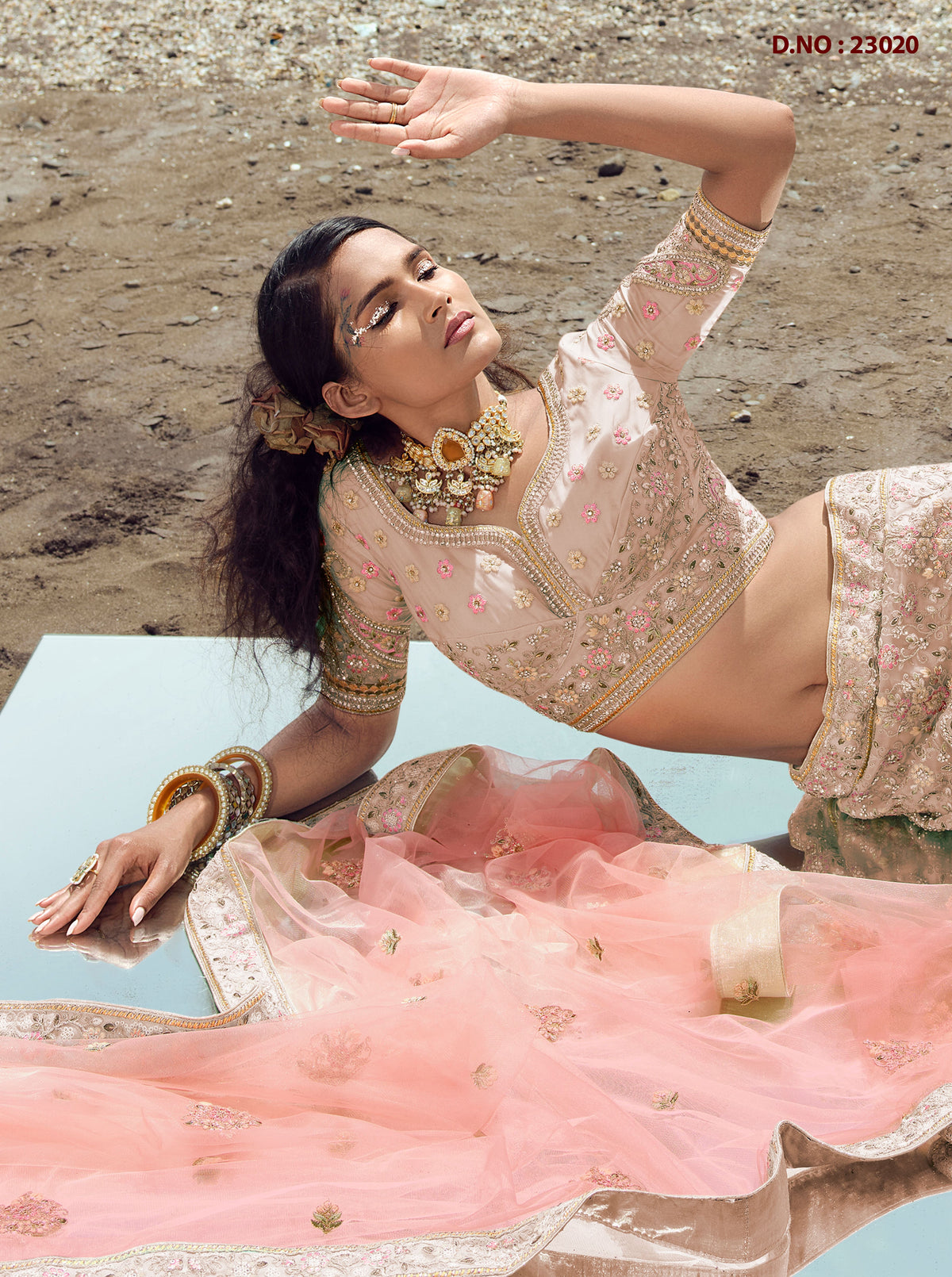 Latest Designer Beige Color Lehenga Choli For Woman - Joshindia