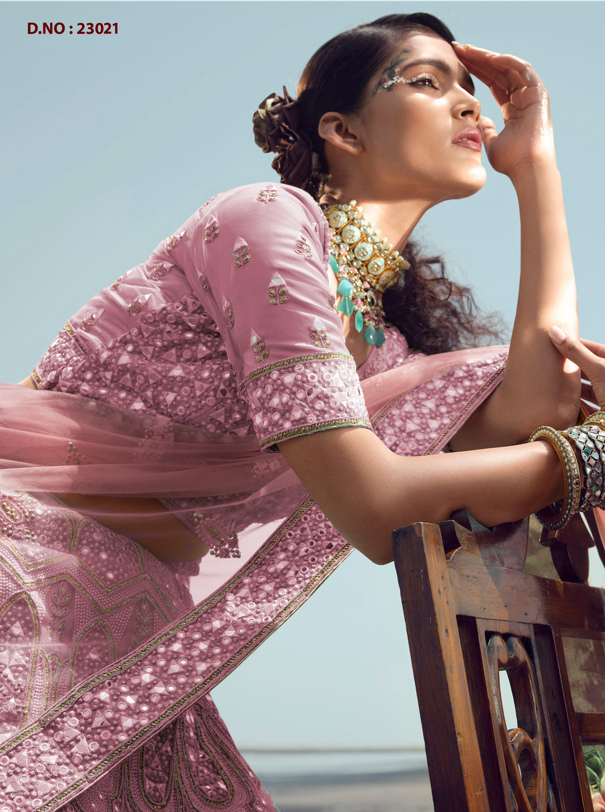 Pink Color Lehenga Choli For Wedding Look - Joshindia