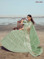 New Designer Green Color Lehenga Choli For Woman - Joshindia