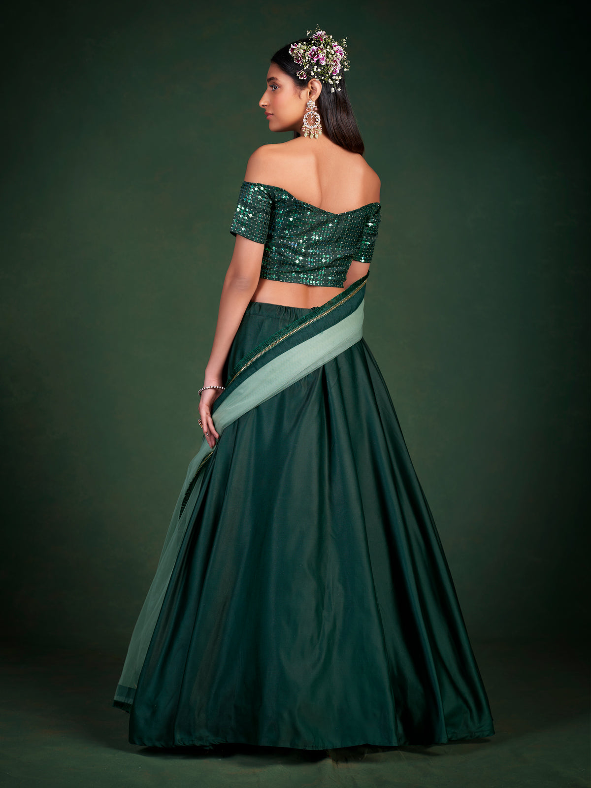 Delighful Green Color Designer Lehenga Choli Buy Now - Joshindia