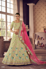 Trendy Pista Green Designer Lehenga Choli Buy Now - Joshindia