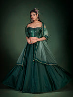 Delighful Green Color Designer Lehenga Choli Buy Now - Joshindia