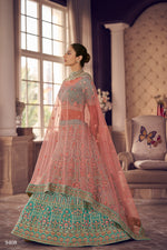 Trendy Turquoise Designer Lehenga Choli Buy Now - Joshindia