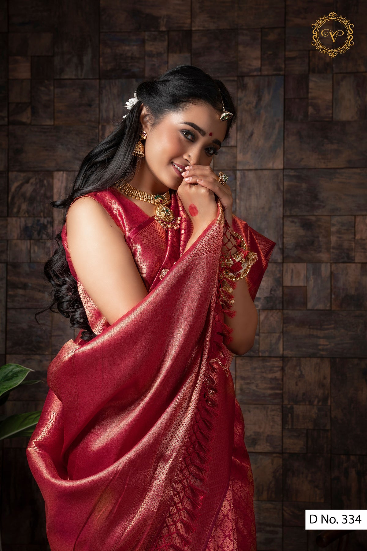 beautiful maroon color saree - Joshindia