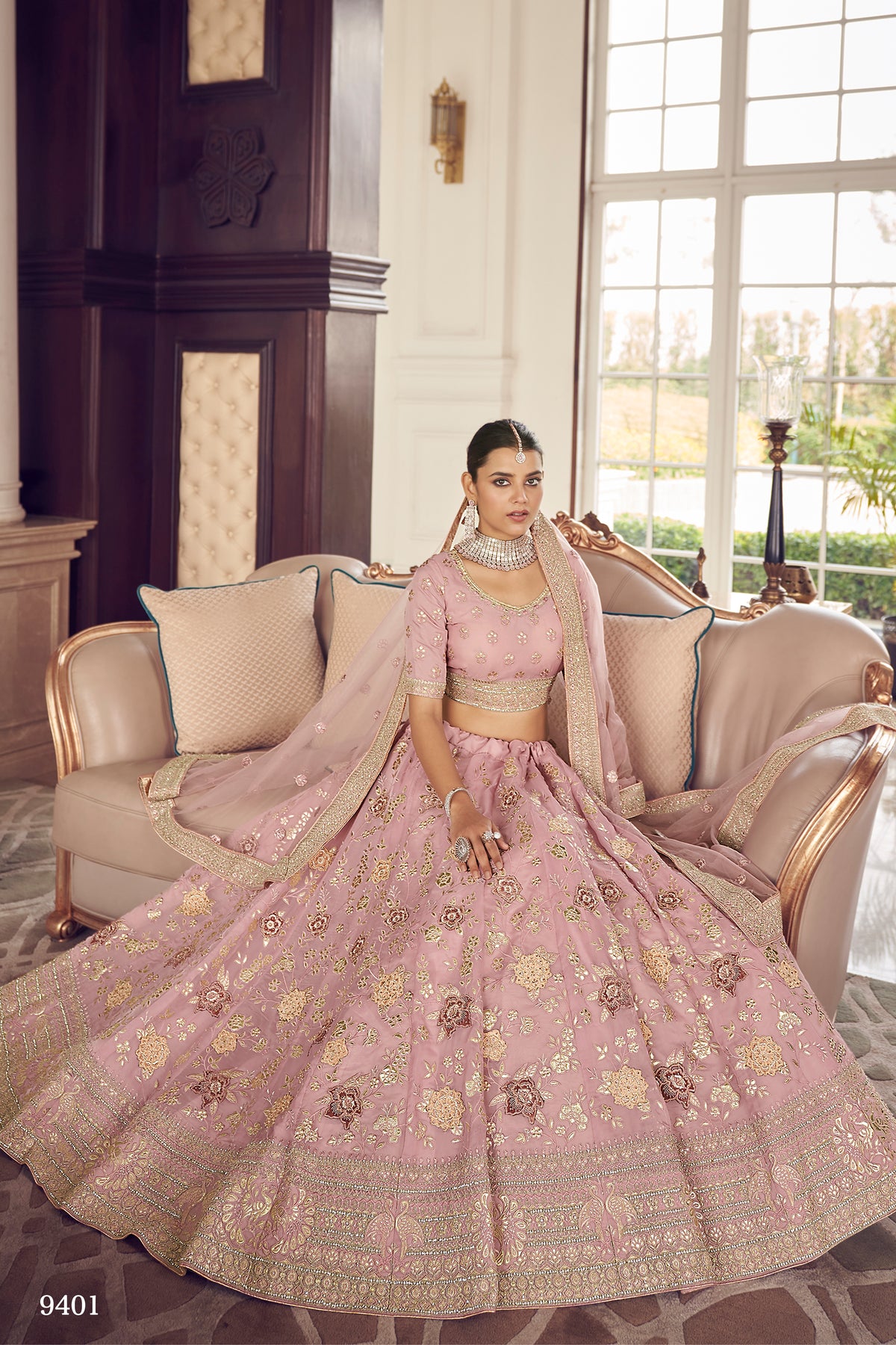 trendy pink bridal designer lehenga choli buy now - Joshindia