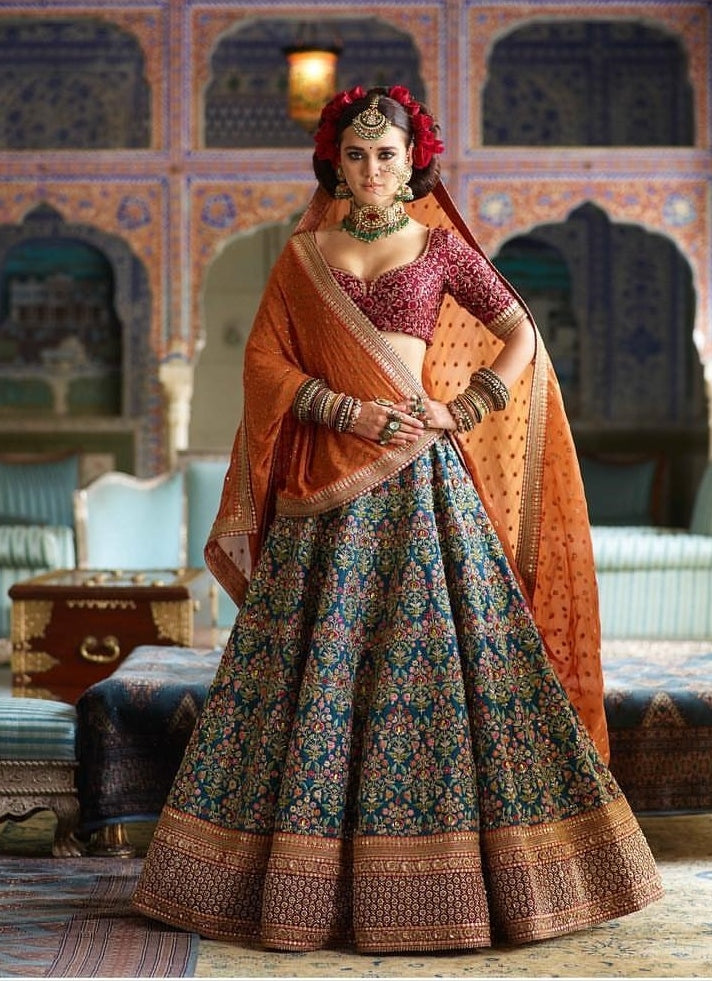 Lehenga with price for bridal Clearance