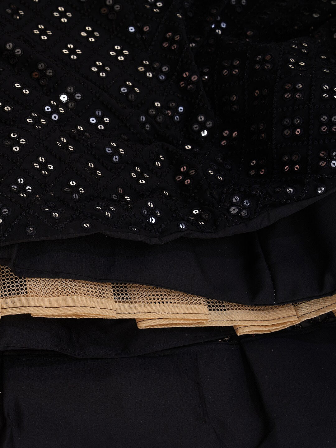 Trending black color mirror lehenga choli buy now - Joshindia