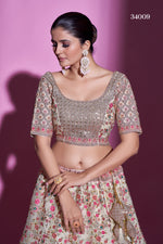 Comely Cream Color Designer Lehenga Choli Buy Now - Joshindia