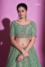 Pretty Pista Green Color Designer Lehenga Choli Buy Now - Joshindia