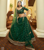 Green designer lehenga choli - Joshindia