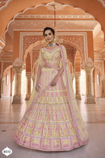 Stylish yellow Color Mirror Work Lehenga Choli For Rich Look - Joshindia