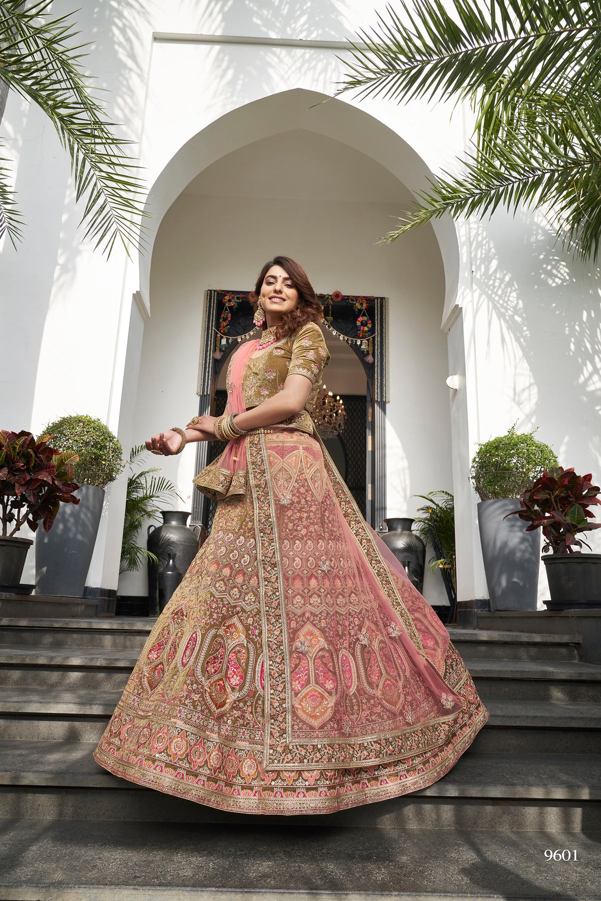 Trendy Olive Green Bridal Designer Lehenga Choli Buy Now - Joshindia