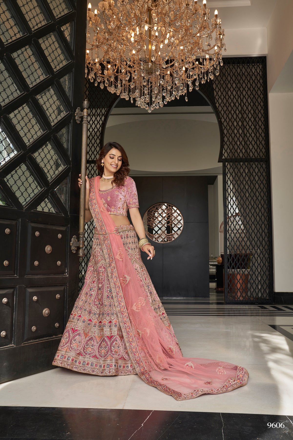 Trendy Latest Mauve Bridal Designer Lehenga Choli Buy Now - Joshindia