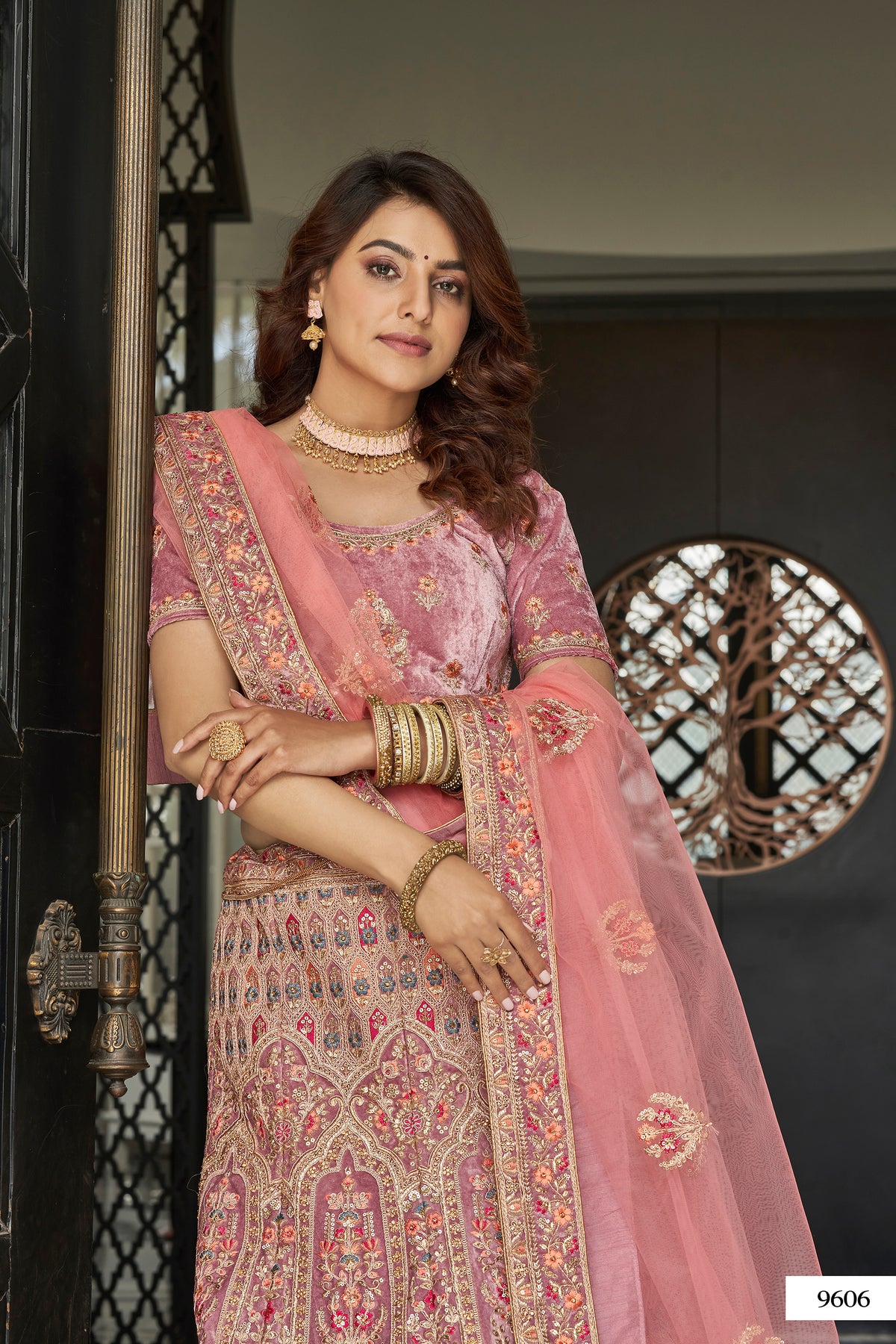 Trendy Latest Mauve Bridal Designer Lehenga Choli Buy Now - Joshindia