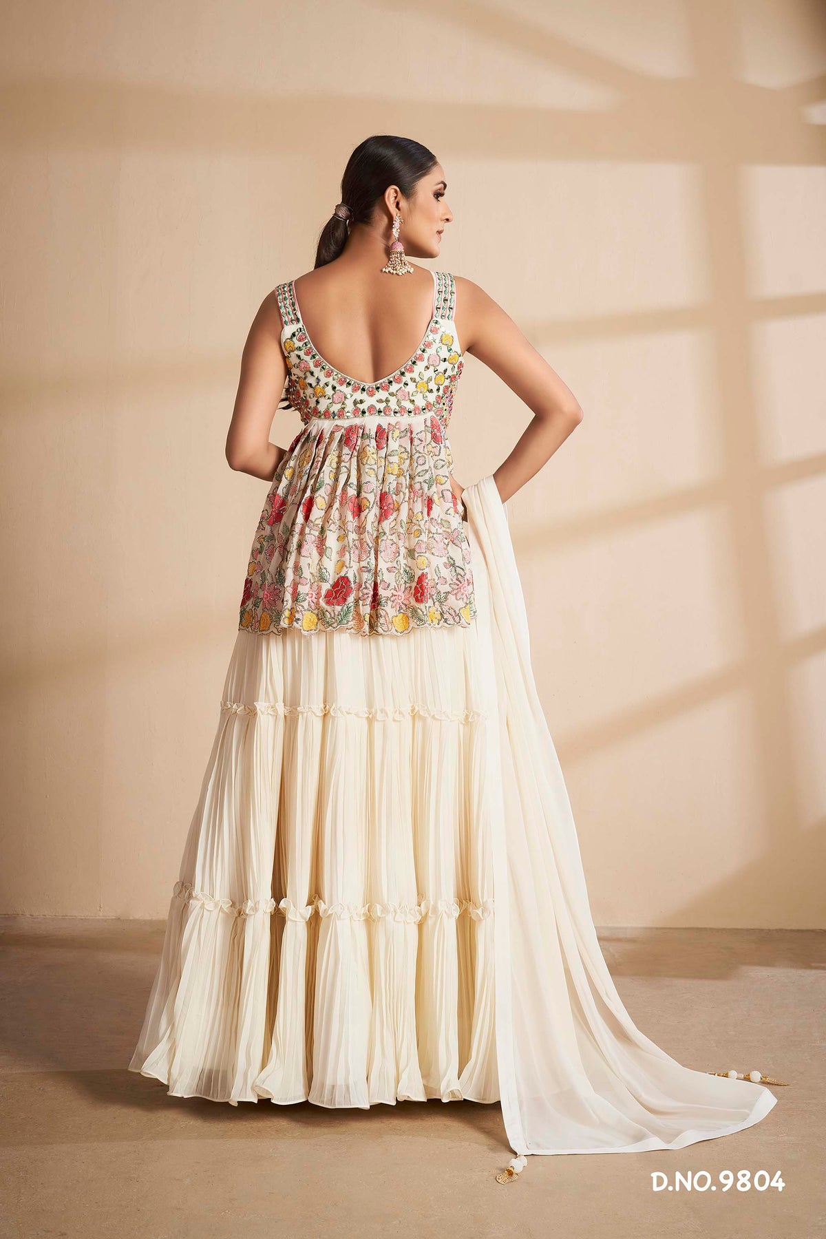 Latest Off white Color Designer Lehenga Choli For Wedding Look - Joshindia