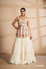 Latest Off white Color Designer Lehenga Choli For Wedding Look - Joshindia