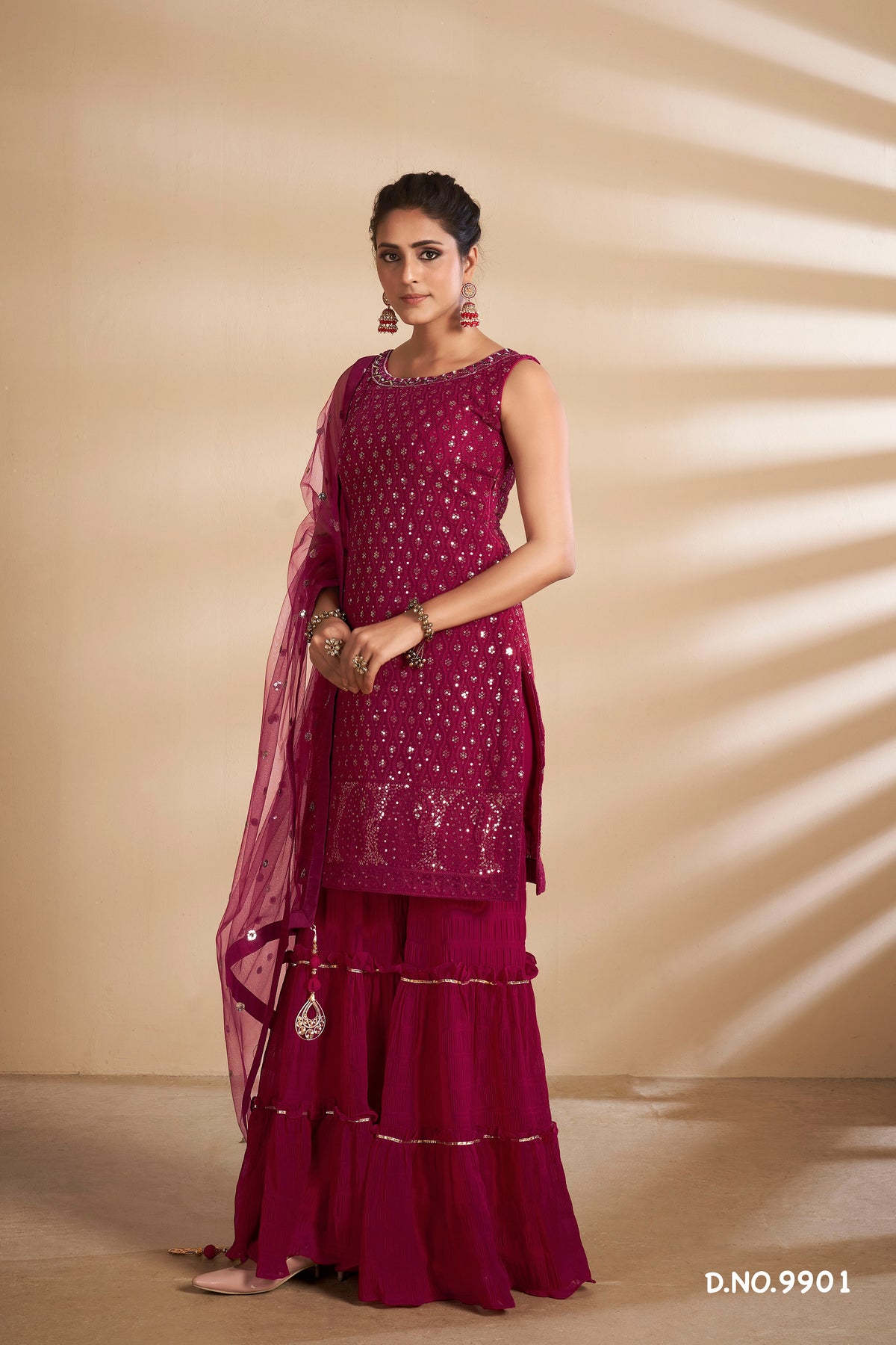 cherry trending floor length salwar suit buy now - Joshindia