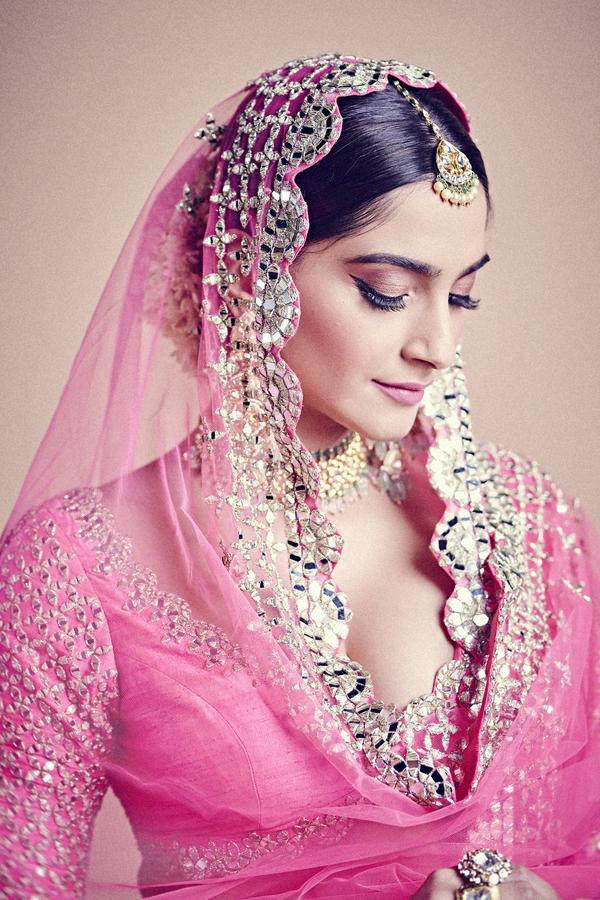 Pink color partywear designer lehenga choli for wedding buy now - Joshindia