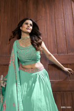 SEAGreen Color Heavy Designer Lehenga Choli Buy Online - Joshindia