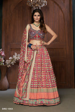 MultiColor Heavy Designer Lehenga Choli Buy Online - Joshindia