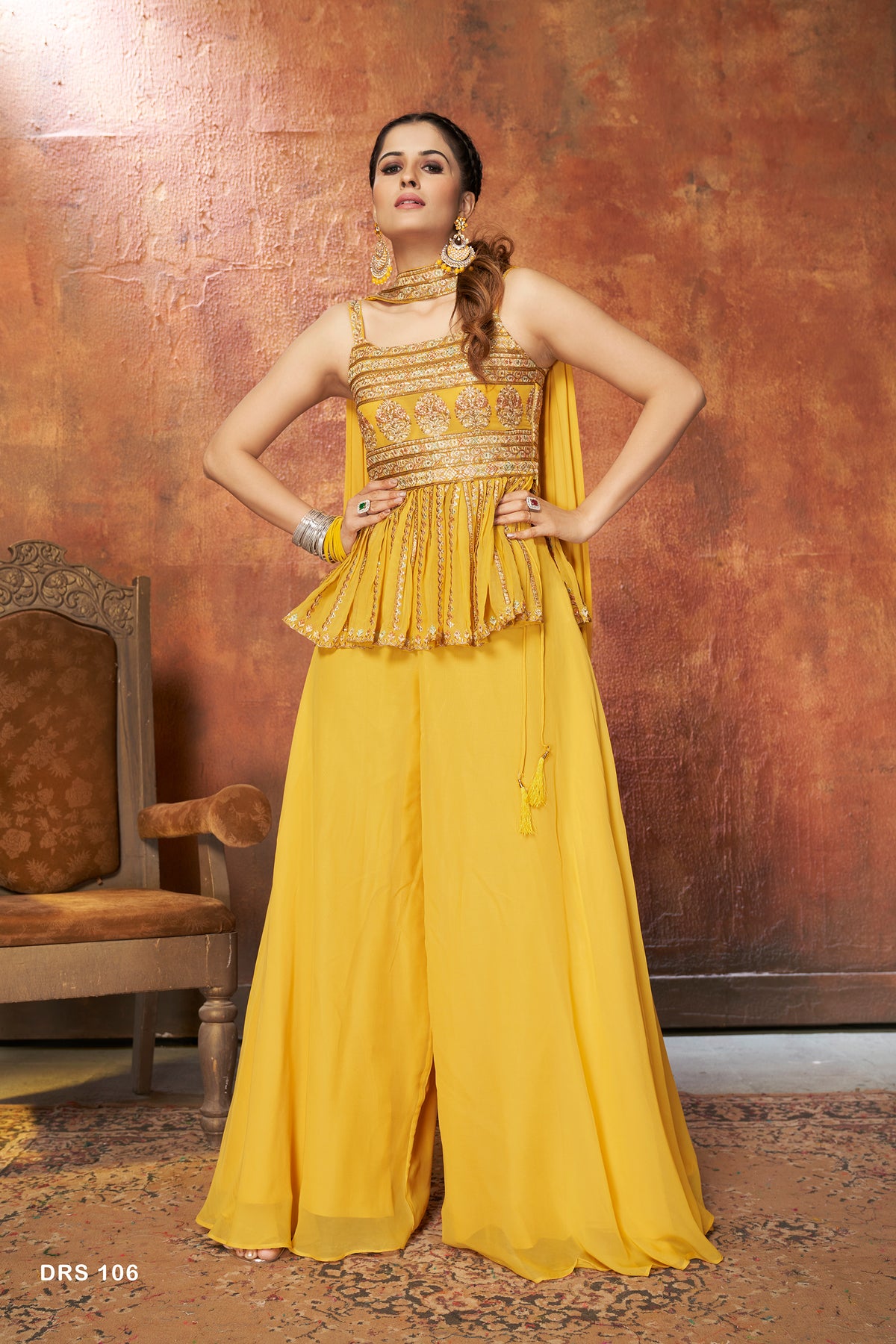 Beautiful Yellow Designer Salwar suit At Best Price - Joshindia