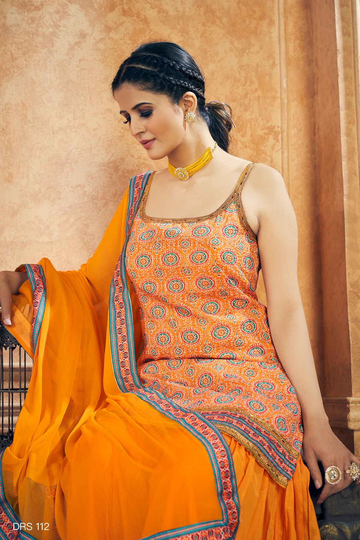 Beautiful Mustard Designer Salwar suit At Best Price - Joshindia