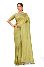 plain silk saree with small border - Joshindia