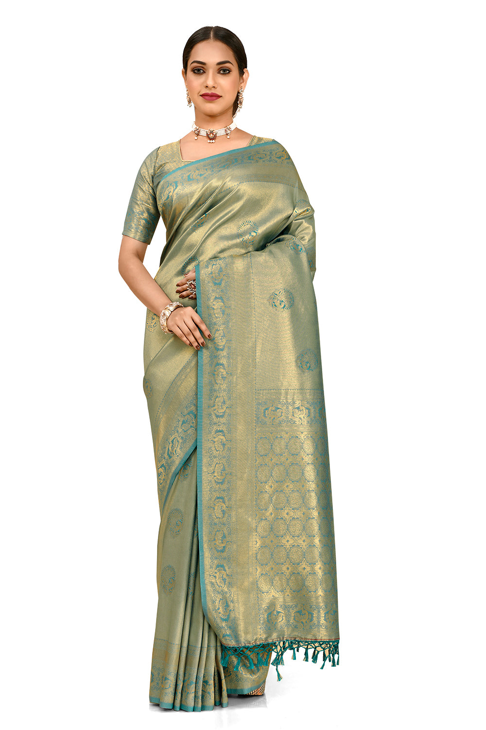 kanjivaram silk saree At Affordable price - Joshindia