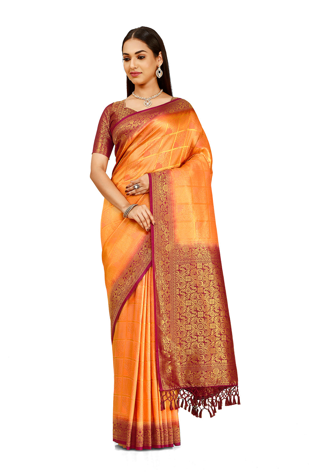Beautiful silk saree Buy online - Joshindia