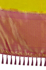 classy multi color silk designer saree with blouse - Joshindia