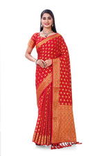 Amazing Baby Pink color Designer silk saree with blouse - Joshindia