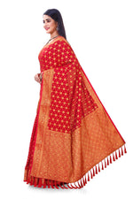 Red Color Kanjeevaram Silk Sarees Buy Online - Joshindia