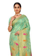 Glorious Green color kanjivaram silk saree Buy Now - Joshindia