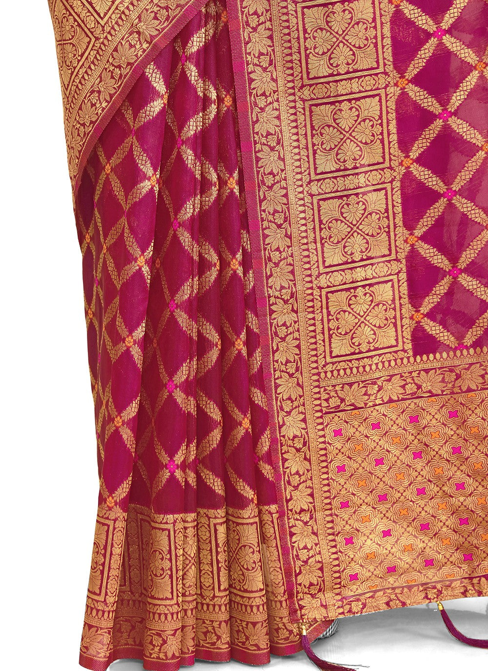 Rani Color Latest Saree Collection Online in India - Joshindia