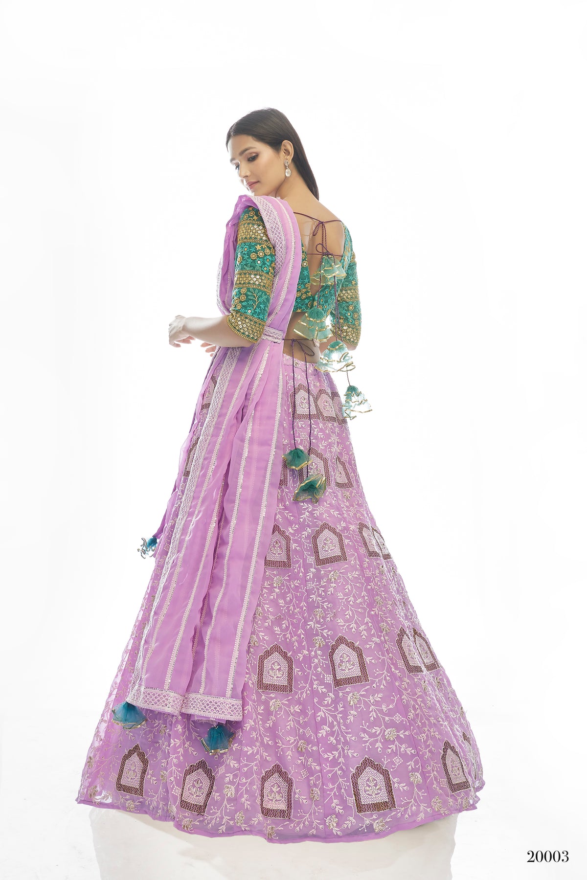 Trendy lavender lehenga choli For Wedding Buy Now - Joshindia