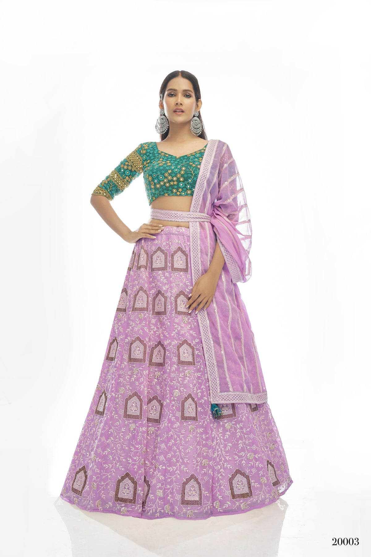 Trendy lavender lehenga choli For Wedding Buy Now - Joshindia
