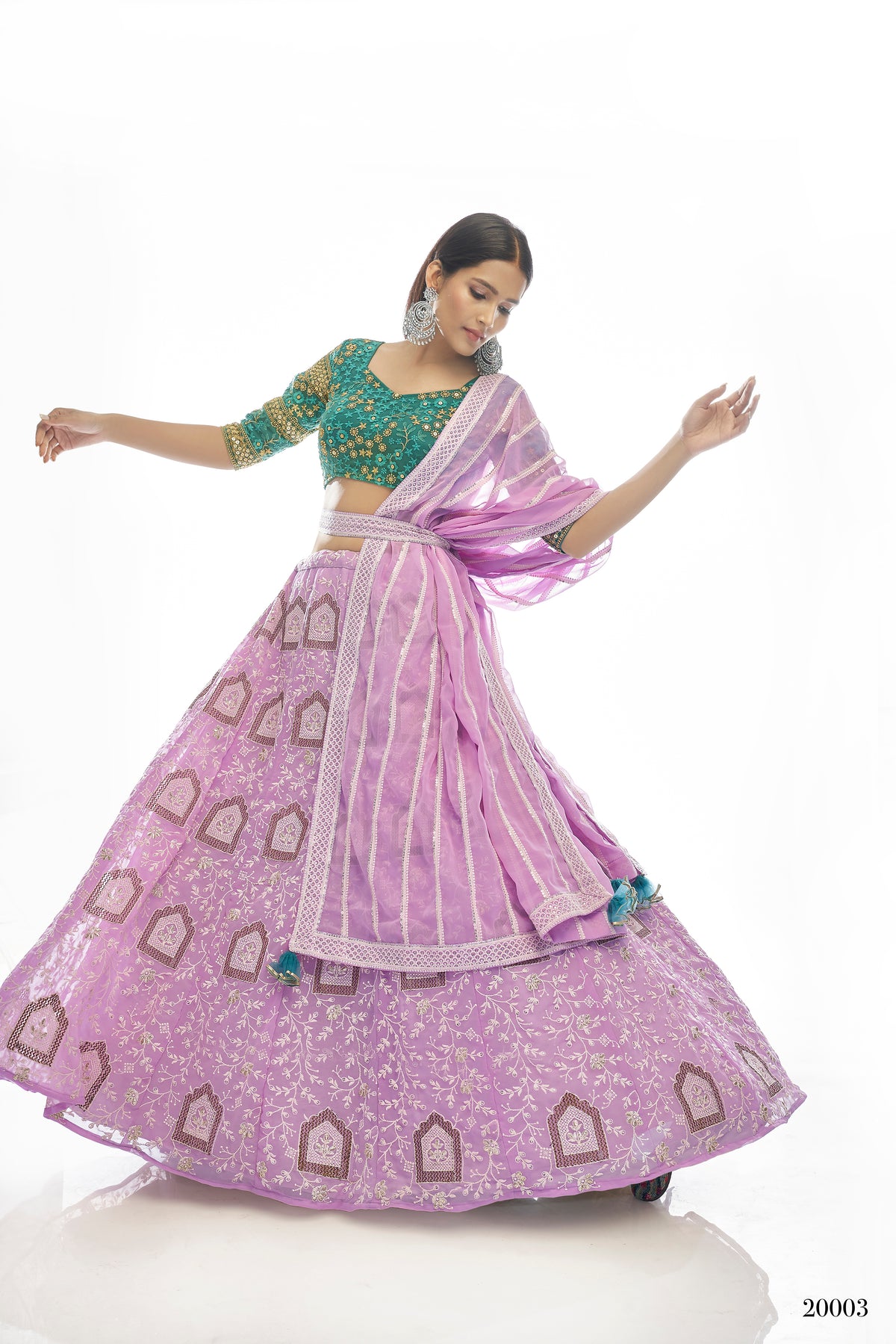 Trendy lavender lehenga choli For Wedding Buy Now - Joshindia