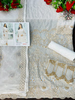 White Heavy Fox Georgette With Sequence Salwar Suit - Joshindia