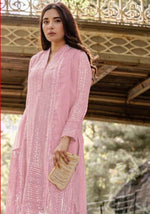 Baby Pink Georgette with Sequence Salwar Suit - Joshindia